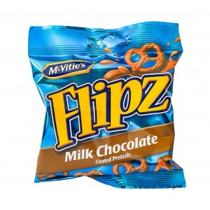 Flipz - pracliky v mliečnej čokoláde 39g